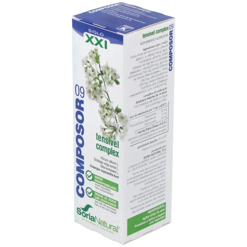 Soria natural composor 09 - tensivel complex 50ml | Farmacia Barata Soria natural composor 09 - tensivel complex 50ml | Farmacia Barata