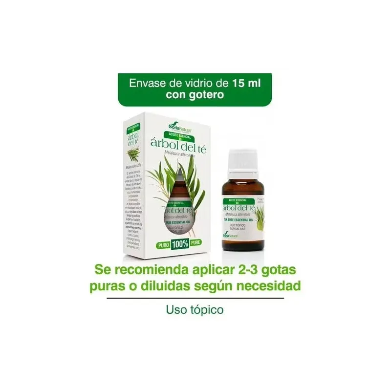 Aceite esencial arbol del te soria natural 15ml | Farmacia Barata Aceite esencial arbol del te soria natural 15ml | Farmacia Barata