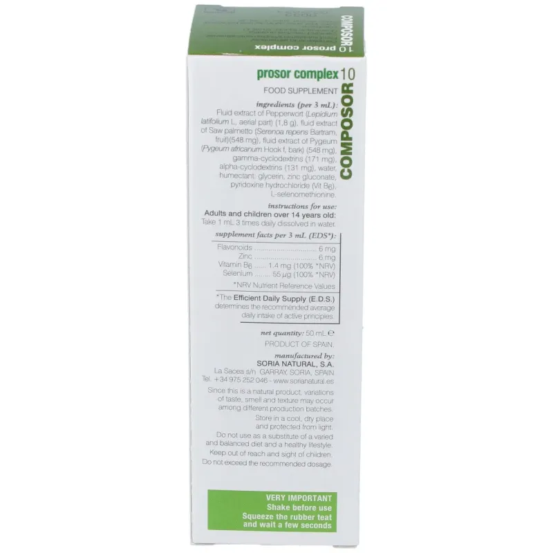 Composor 10 prosor complex xxi 50ml. | Farmacia Barata