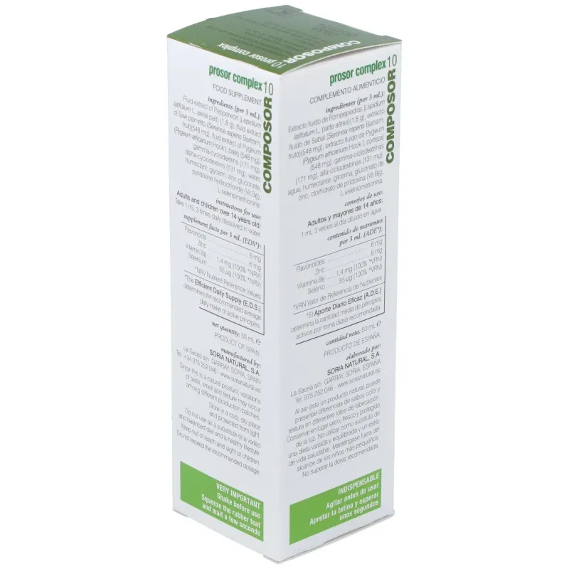 Composor 10 prosor complex xxi 50ml. | Farmacia Barata