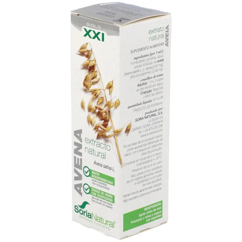 Soria natural ext. avena glicerinado xxl 50ml | Farmacia Barata