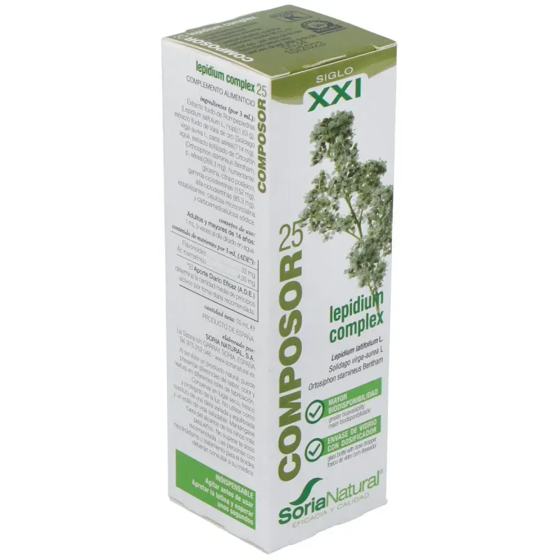 Soria natural composor 25 - lepidium complex 50ml | Farmacia Barata Soria natural composor 25 - lepidium complex 50ml | Farmacia Barata