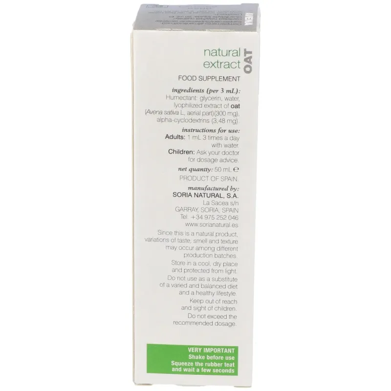 Soria natural ext. avena glicerinado xxl 50ml | Farmacia Barata
