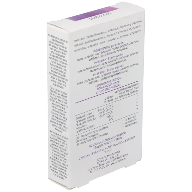 Soria natural probicand 20caps | Farmacia Barata