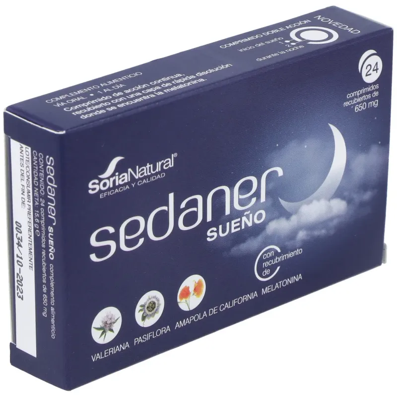 Soria natural sedaner sueño 24comp | Farmacia Barata Soria natural sedaner sueño 24comp | Farmacia Barata