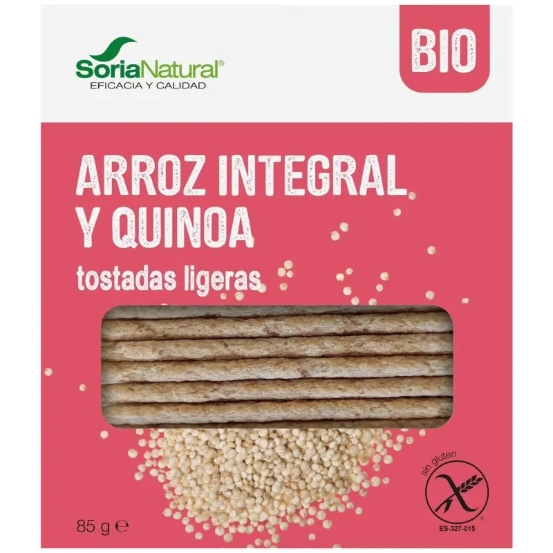 Soria natural tostadas ligeras arroz integral y quinoa 25uds | Farmacia Barata Soria natural tostadas ligeras arroz integral y quinoa 25uds | Farmacia Barata