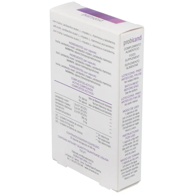 Soria natural probicand 20caps | Farmacia Barata