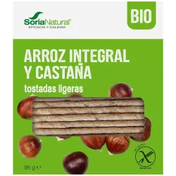 Soria alimentacion tostadas ligeras arroz castaña soria nat