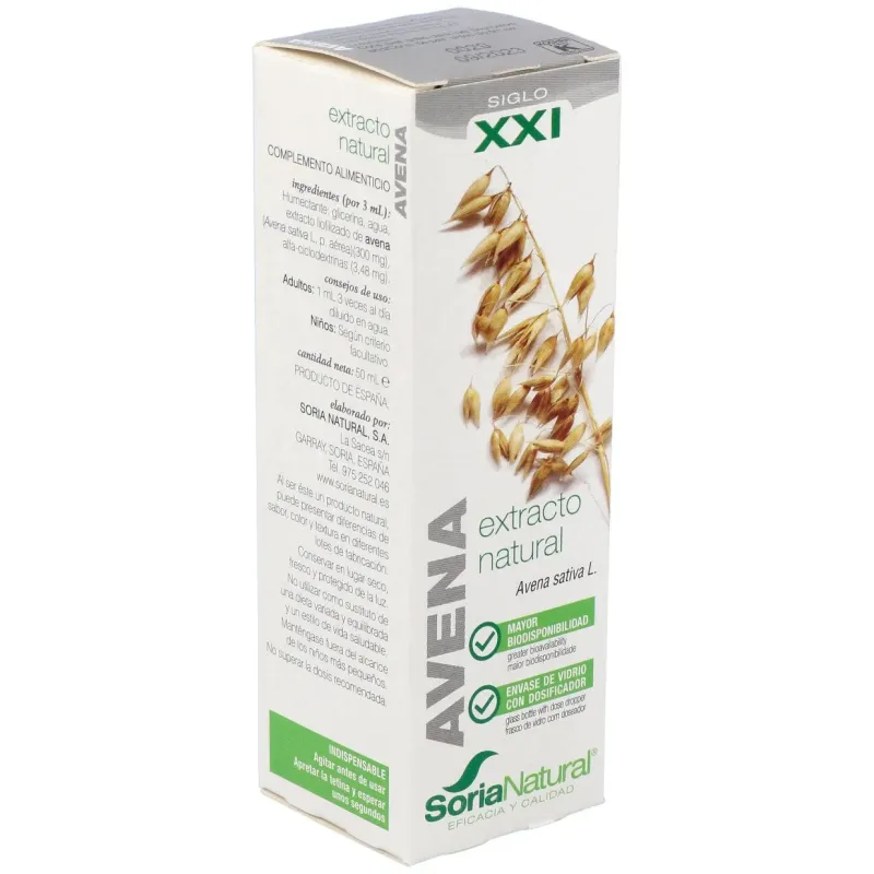 Soria natural ext. avena glicerinado xxl 50ml | Farmacia Barata