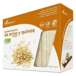 Soria natural tostadas ligeras arroz integral y quinoa 25uds | Farmacia Barata Soria natural tostadas ligeras arroz integral y quinoa 25uds | Farmacia Barata