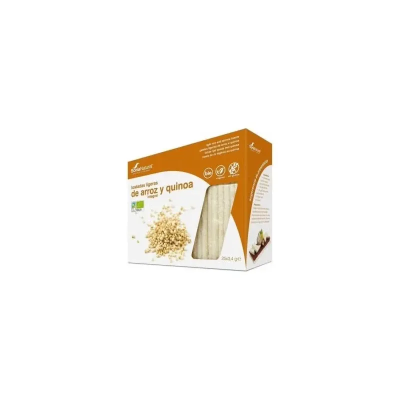 Soria natural tostadas ligeras arroz integral y quinoa 25uds | Farmacia Barata Soria natural tostadas ligeras arroz integral y quinoa 25uds | Farmacia Barata