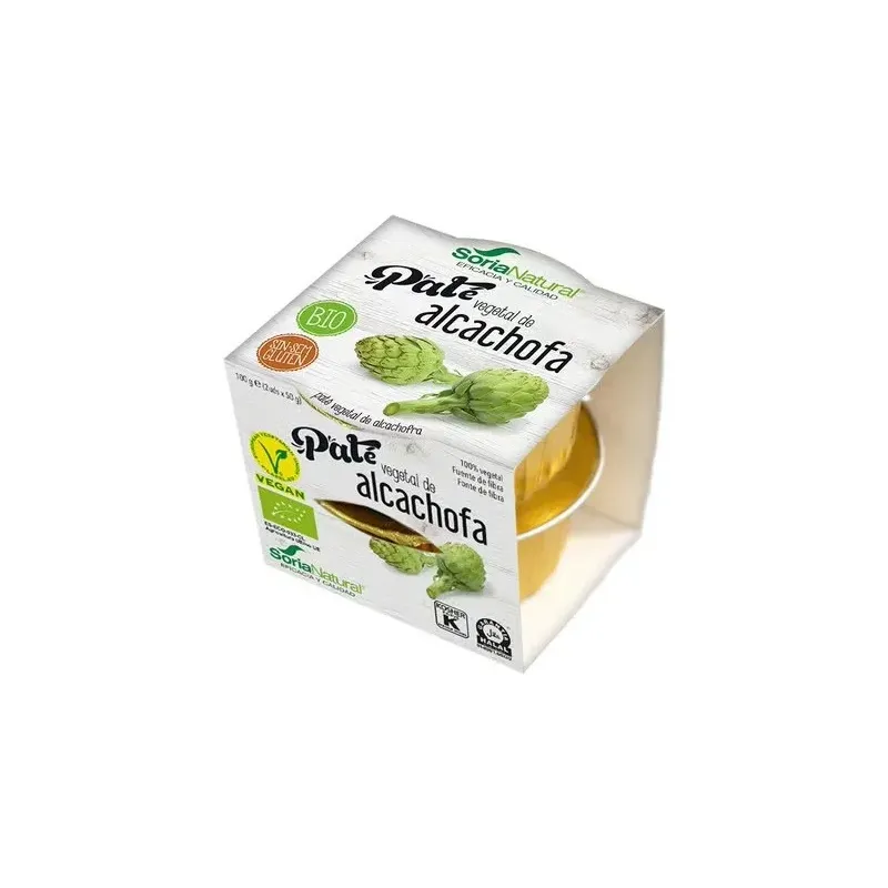 Pate vegetal de alcachofa 2udsx50gr. bio sg | Farmacia Barata Pate vegetal de alcachofa 2udsx50gr. bio sg | Farmacia Barata
