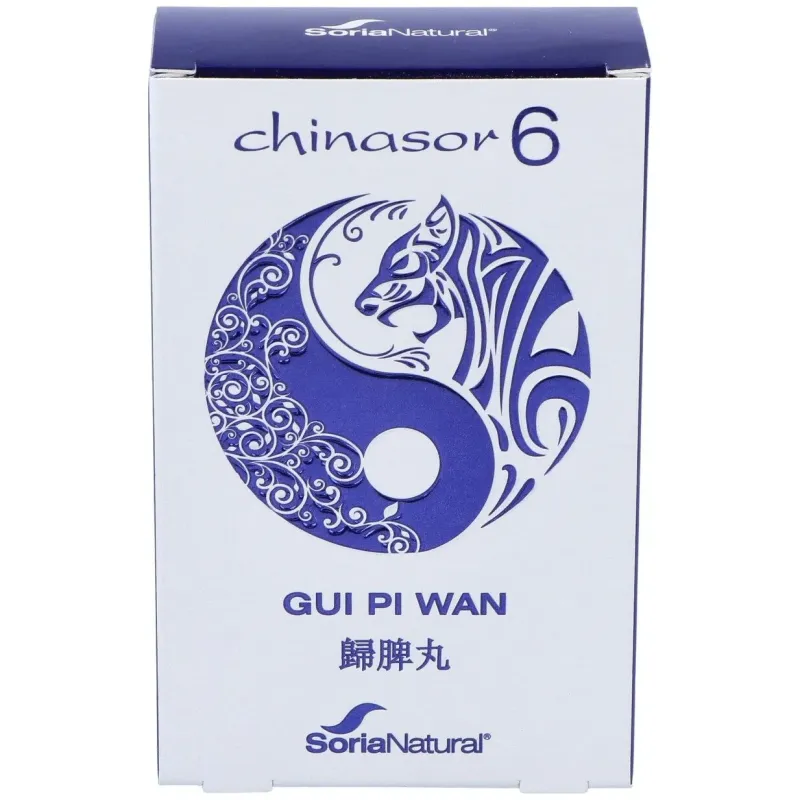 Soria natural chinasor 6 gui pi wan 30comp | Farmacia Barata