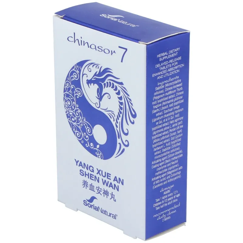 Chinasor 07 yang xue an shen wan 30comp. | Farmacia Barata