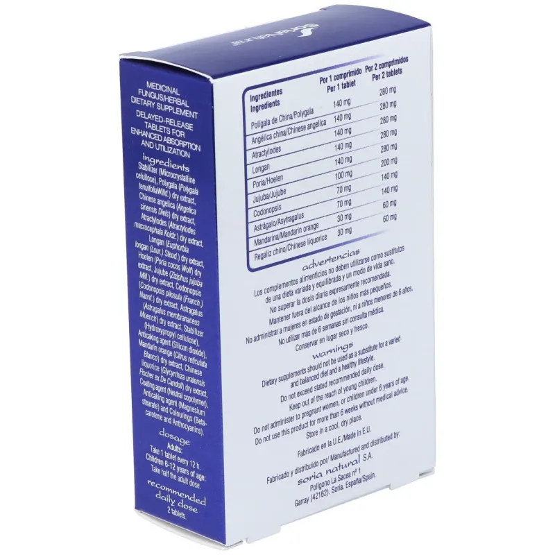 Soria natural chinasor 6 gui pi wan 30comp | Farmacia Barata