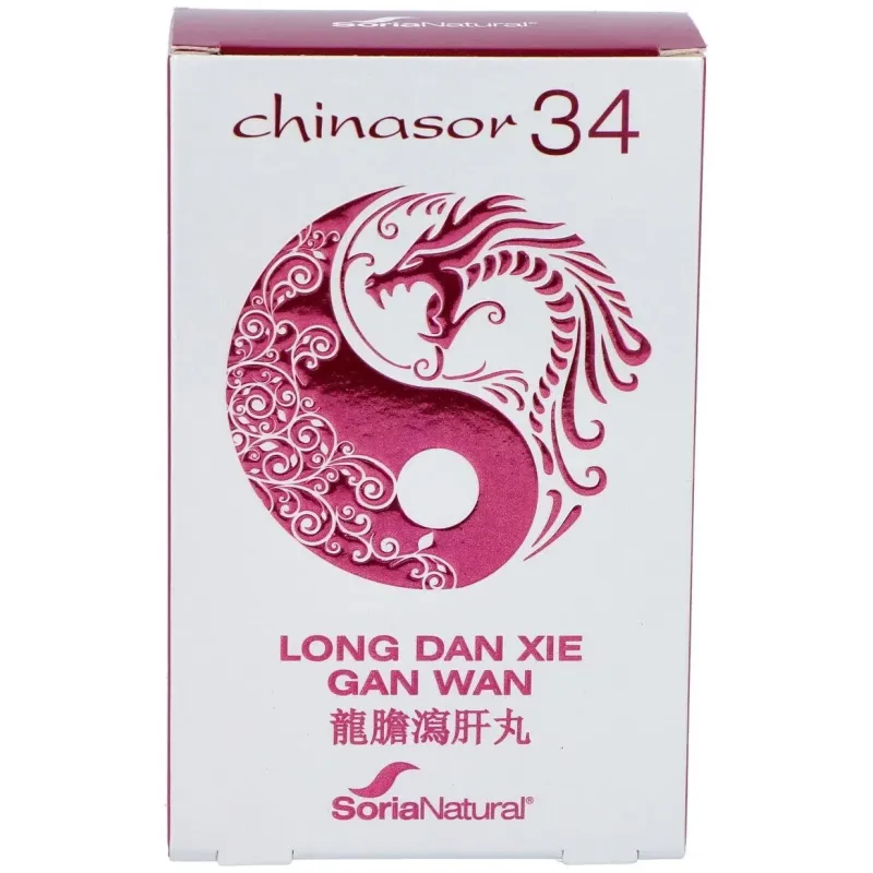 Soria natural chinasor 34 long dan xie gan wan 30comp | Farmacia Barata