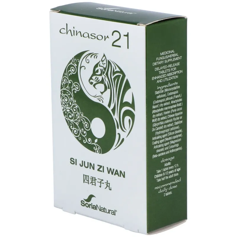 Soria natural chinasor 21 sijun zi wan 30comp | Farmacia Barata