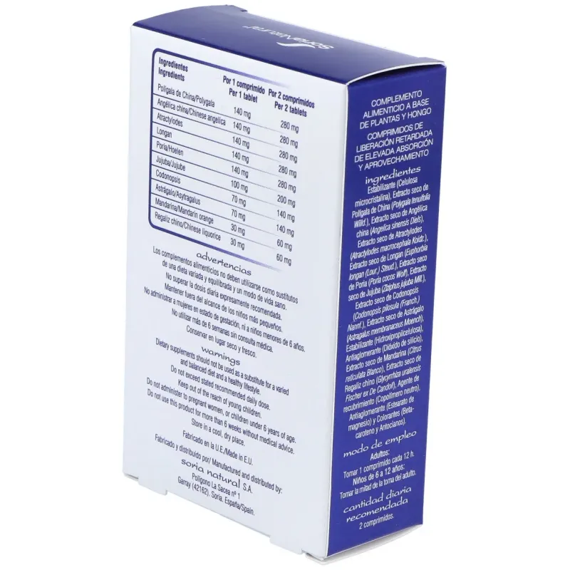 Soria natural chinasor 6 gui pi wan 30comp | Farmacia Barata