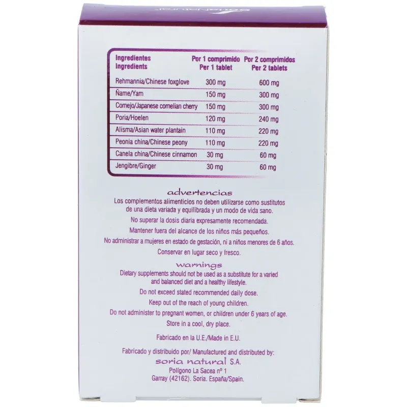 Chinasor 02 shen qi wan 30comp. | Farmacia Barata