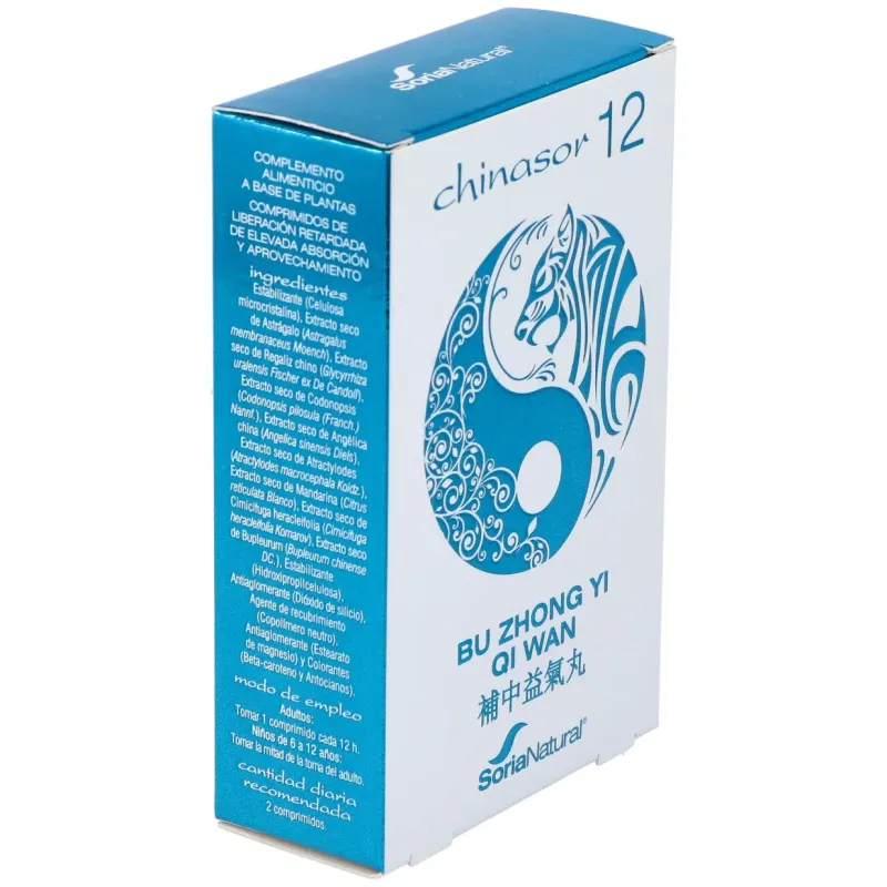Soria natural chinasor 12 bu zhong yi qi wan 30comp | Farmacia Barata Soria natural chinasor 12 bu zhong yi qi wan 30comp | Farmacia Barata