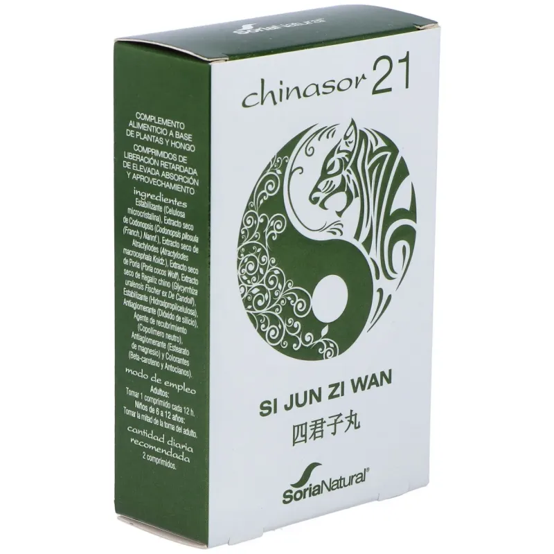 Soria natural chinasor 21 sijun zi wan 30comp | Farmacia Barata