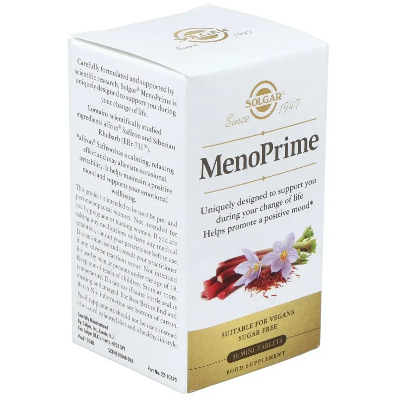 Solgar menoprime 30comp | Farmacia Barata