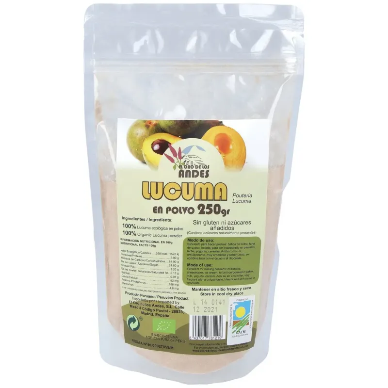 Harina de lucuma superalimentos 250gr. eco | Farmacia Barata