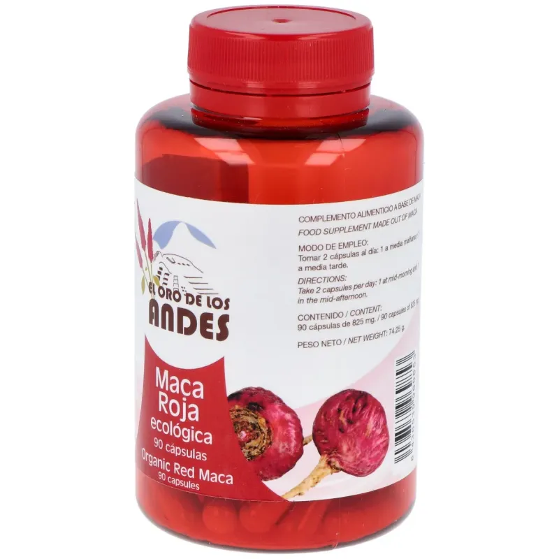 El oro de los andes maca roja 700 mg 90 cápsulas | Farmacia Barata