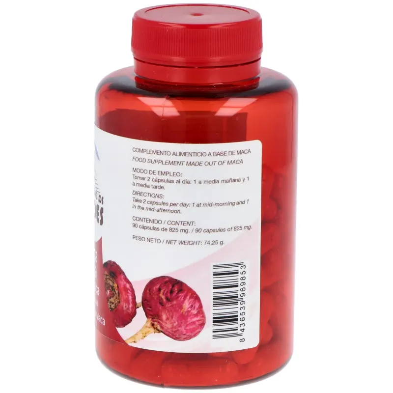 El oro de los andes maca roja 700 mg 90 cápsulas | Farmacia Barata