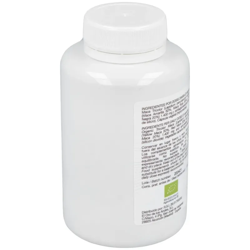 El oro de los andes maca tricolor 700 mg 90 caps bio | Farmacia Barata