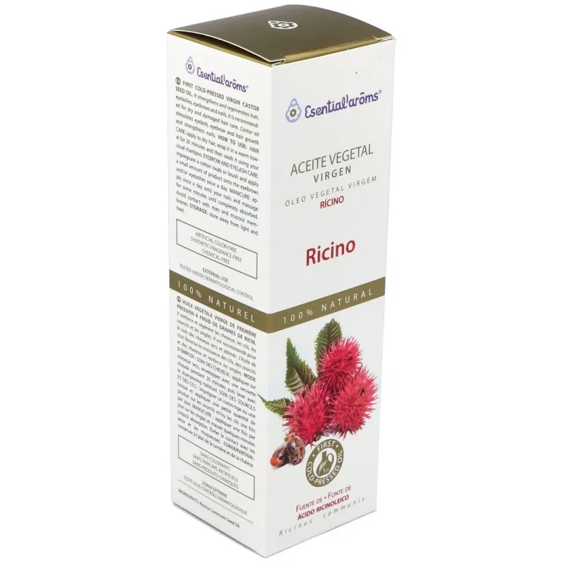 Esential aroms aceite vegetal de ricino 100ml | Farmacia Barata