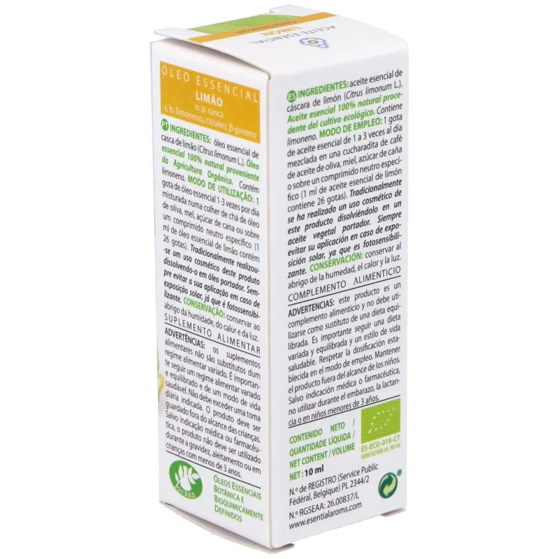 Esential aroms esencia limon bio 10ml | Farmacia Barata Esential aroms esencia limon bio 10ml | Farmacia Barata