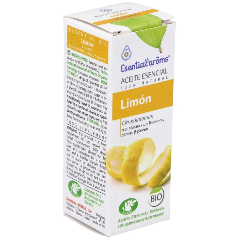 Esential aroms esencia limon bio 10ml | Farmacia Barata Esential aroms esencia limon bio 10ml | Farmacia Barata