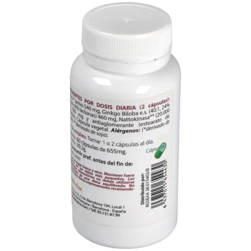 Saludalkalina nattocor 60caps | Farmacia Barata