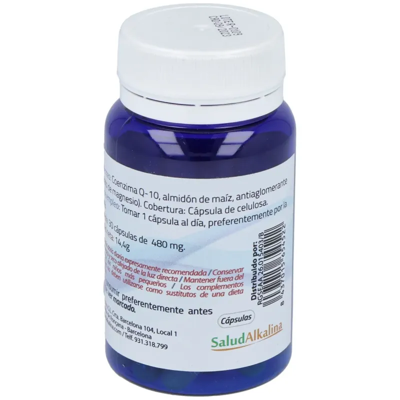 Saludalkalina q10 energy 200 30caps | Farmacia Barata