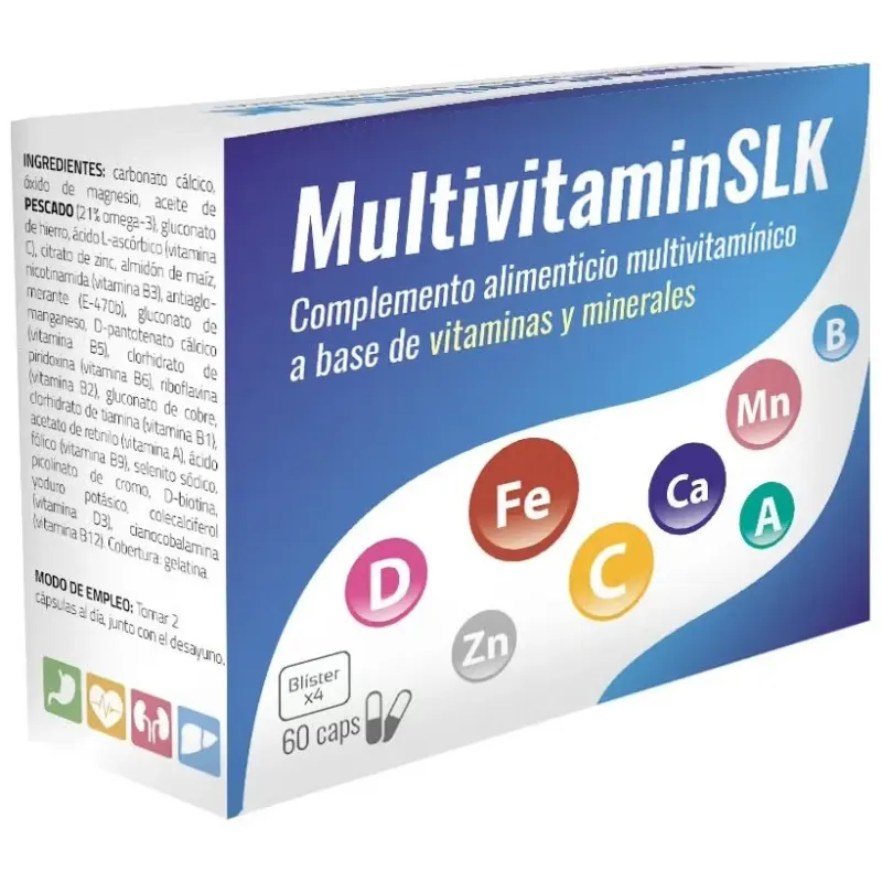 Saludalkalina multivitamin slk 60caps | Farmacia Barata Saludalkalina multivitamin slk 60caps | Farmacia Barata