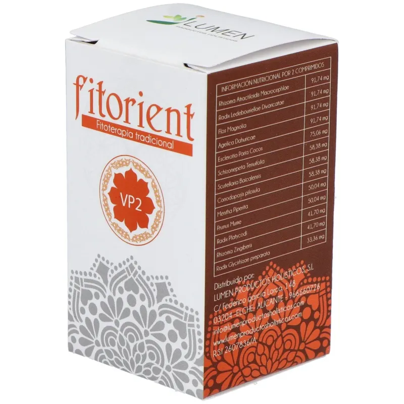 V.p.-2 vacio de pulmon 60comp. fitorient | Farmacia Barata