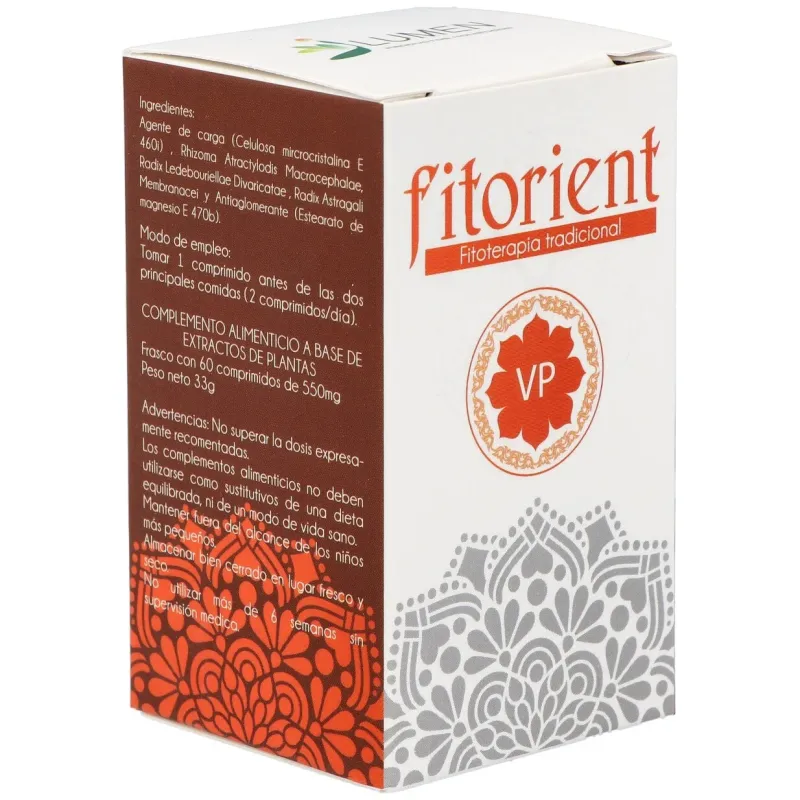 V.p. vacio de pulmon 60comp. fitorient | Farmacia Barata