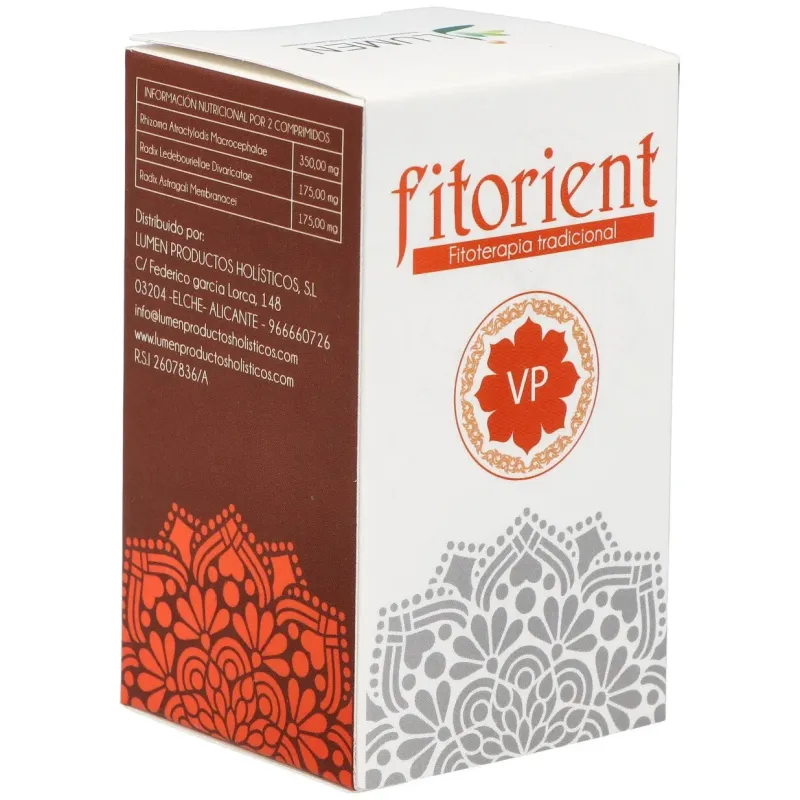 V.p. vacio de pulmon 60comp. fitorient | Farmacia Barata