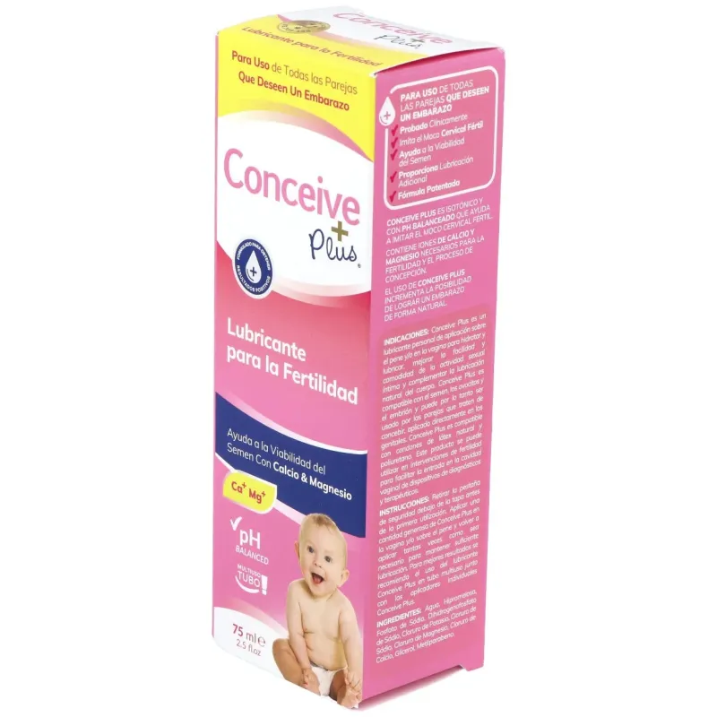 Lubricante conceive plus tubo 75ml. | Farmacia Barata