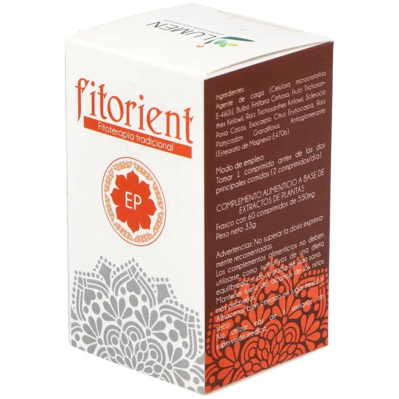 E.p. estancamiento de pulmon 60comp. fitorient | Farmacia Barata