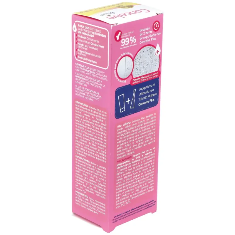 Lubricante conceive plus tubo 75ml. | Farmacia Barata