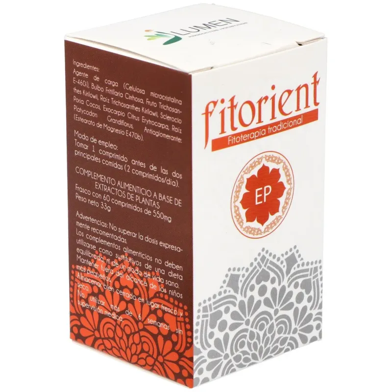 E.p. estancamiento de pulmon 60comp. fitorient | Farmacia Barata