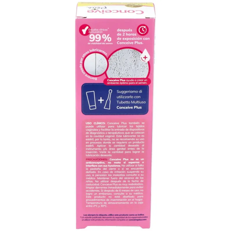 Lubricante conceive plus tubo 75ml. | Farmacia Barata