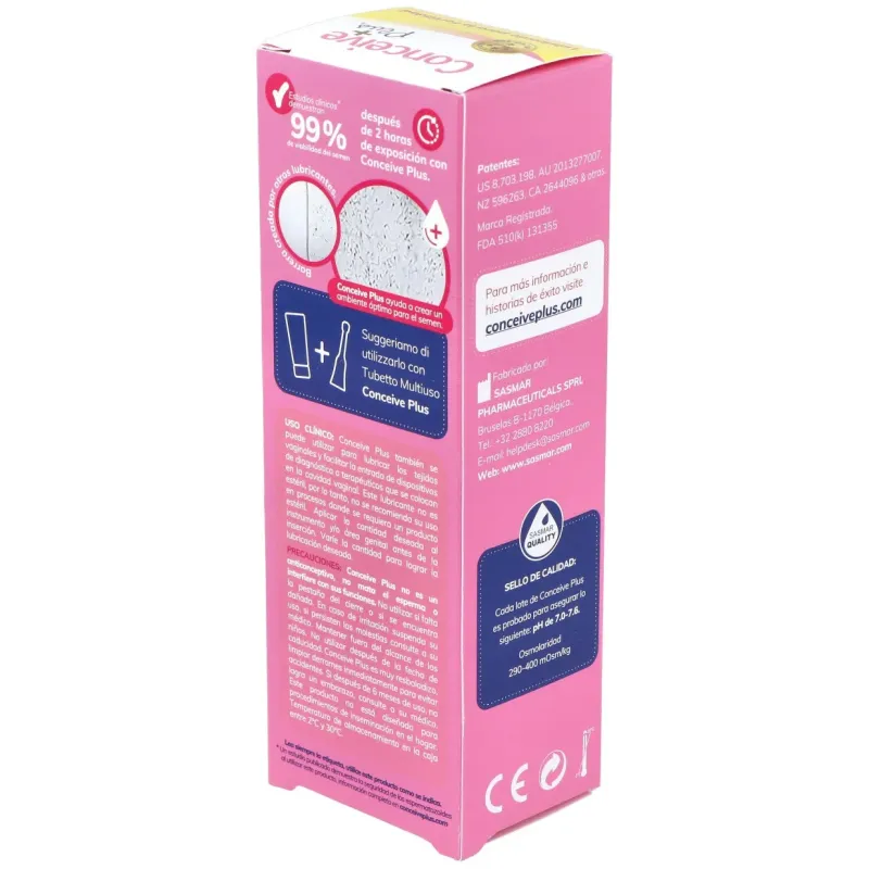 Lubricante conceive plus tubo 75ml. | Farmacia Barata