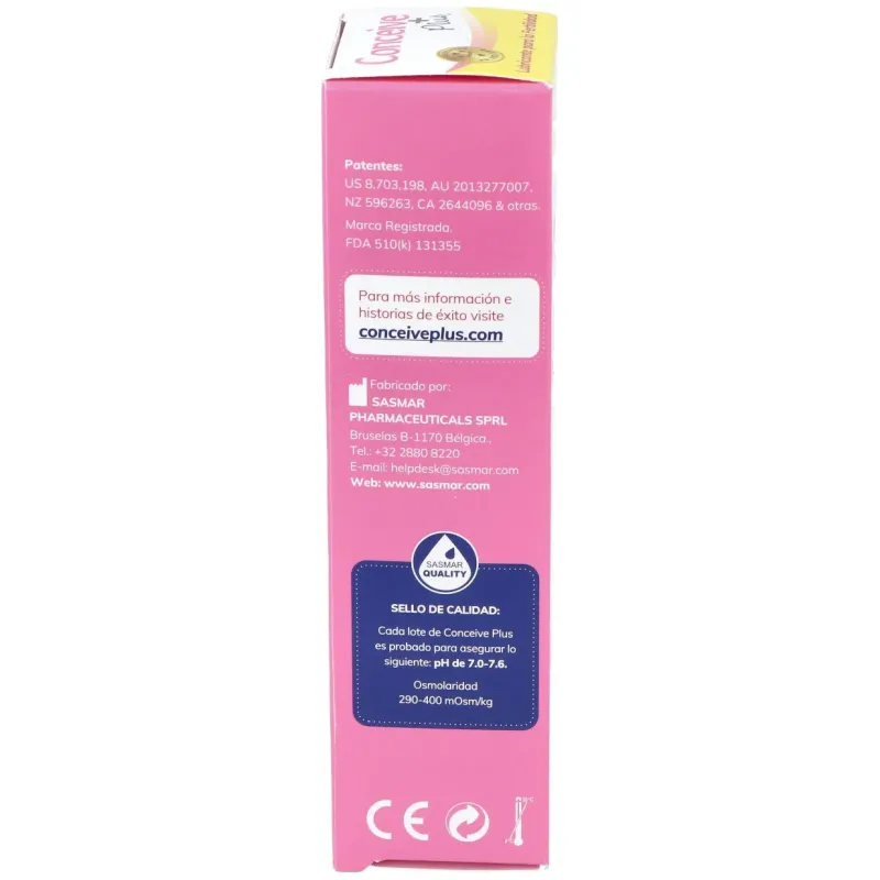 Lubricante conceive plus tubo 75ml. | Farmacia Barata