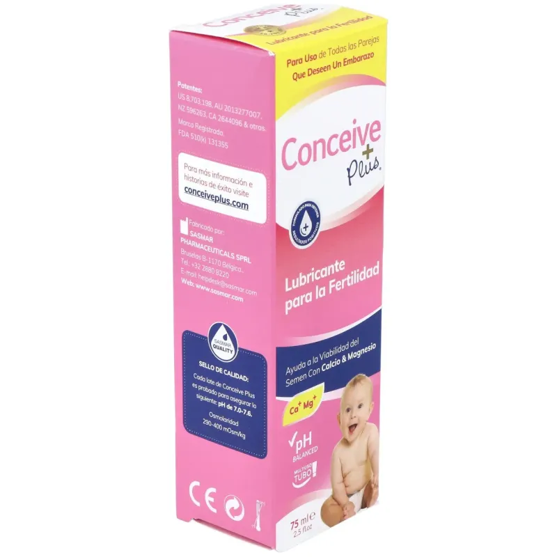 Lubricante conceive plus tubo 75ml. | Farmacia Barata