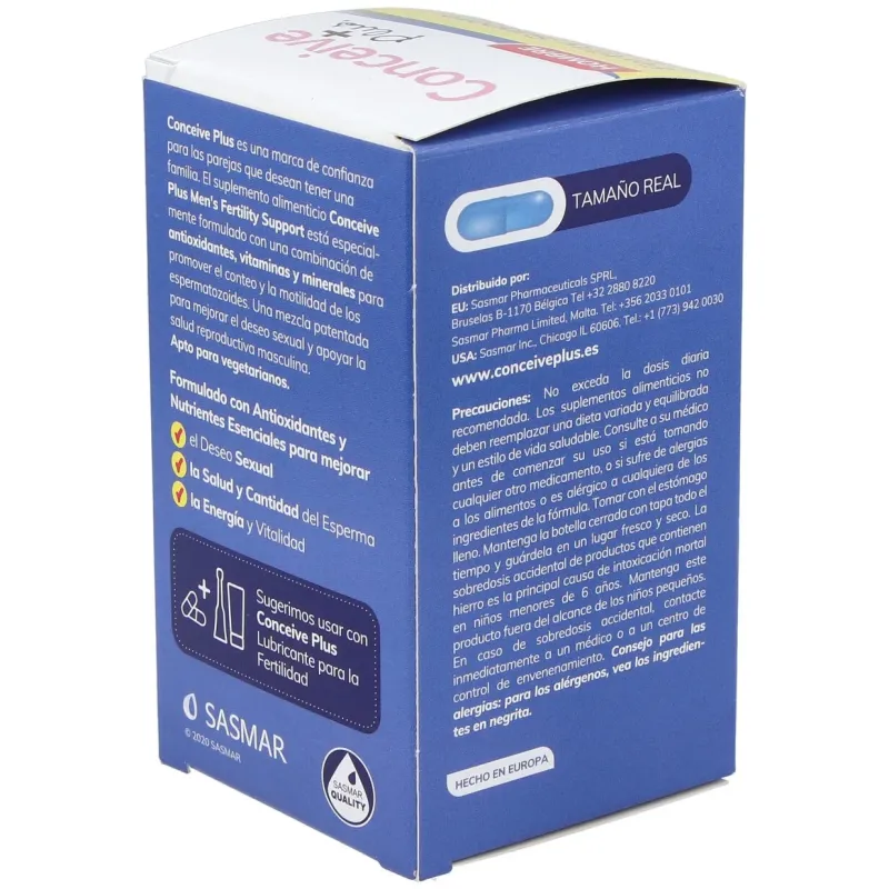 Conceive plus apoyo a la fertilidad masculina 60caps | Farmacia Barata Conceive plus apoyo a la fertilidad masculina 60caps | Farmacia Barata
