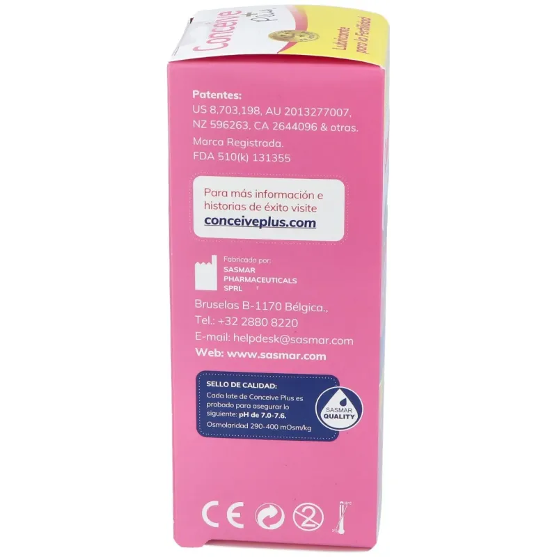 Lubricante conceive plus 8 aplicadores unidosi | Farmacia Barata