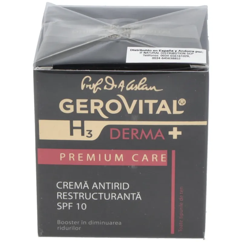 Gerovital h3 crema antiarrugas reestructurante spf10 50ml | Farmacia Barata Gerovital h3 crema antiarrugas reestructurante spf10 50ml | Farmacia Barata